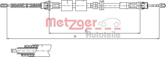 Metzger 11.5507 - Sajla ručne kočnice www.molydon.hr