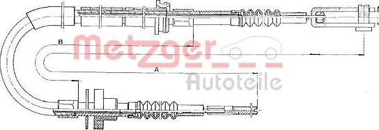 Metzger 11.3910 - Sajla, mehanizam za aktiviranje kvacila www.molydon.hr