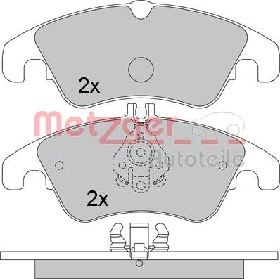 Metzger 1170509 - Komplet Pločica, disk-kočnica www.molydon.hr