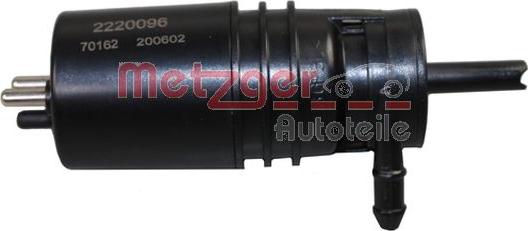 Metzger 2220096 - Pumpa za tekućinu za pranje, pranje vjetrobrana www.molydon.hr
