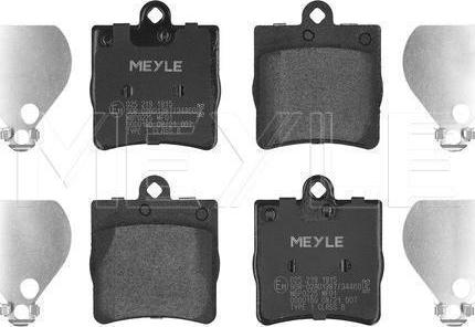 Meyle 025 219 1915 - Komplet Pločica, disk-kočnica www.molydon.hr