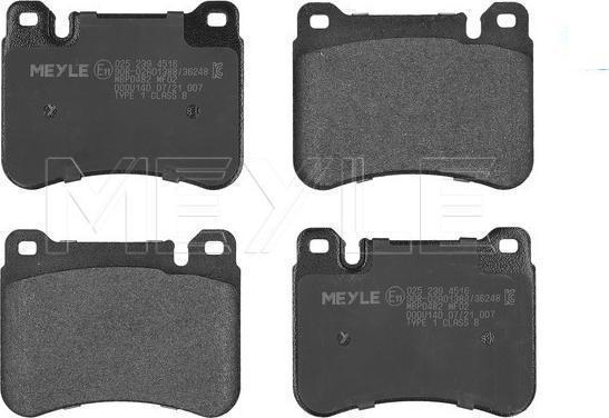 Meyle 025 239 4516 - Komplet Pločica, disk-kočnica www.molydon.hr