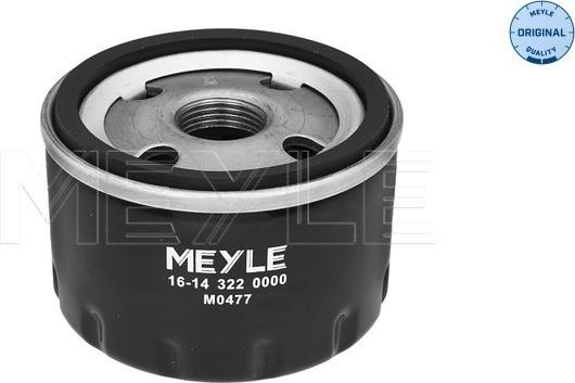 Meyle 16-14 322 0000 - Filter za ulje www.molydon.hr