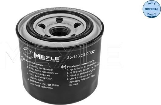 Meyle 35-14 322 0002 - Filter za ulje www.molydon.hr