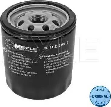Meyle 30-14 322 0011 - Filter za ulje www.molydon.hr