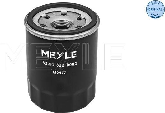 Meyle 33-14 322 0002 - Filter za ulje www.molydon.hr
