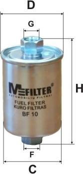 Mfilter BF 10 - Filter za gorivo www.molydon.hr