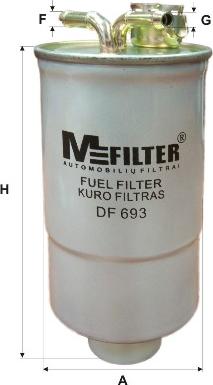 Mfilter DF 693 - Filter za gorivo www.molydon.hr