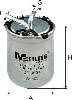 Mfilter DF 3594 - Filter za gorivo www.molydon.hr