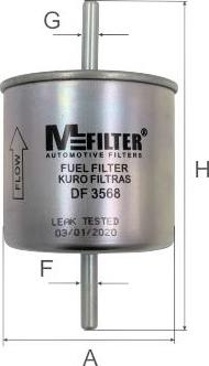 Mfilter DF 3568 - Filter za gorivo www.molydon.hr