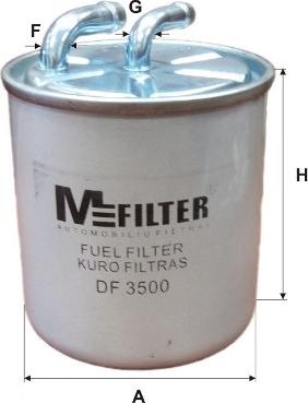 Mfilter DF 3500 - Filter za gorivo www.molydon.hr