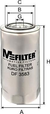 Mfilter DF 3583 - Filter za gorivo www.molydon.hr