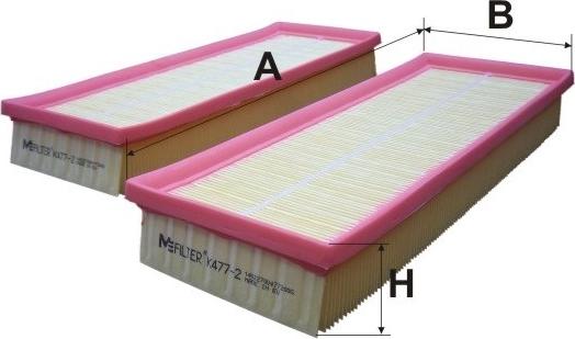 Mfilter K 477-2 - Filter za zrak www.molydon.hr