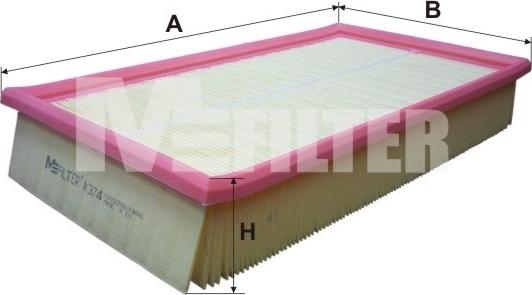 Mfilter K 374 - Filter za zrak www.molydon.hr