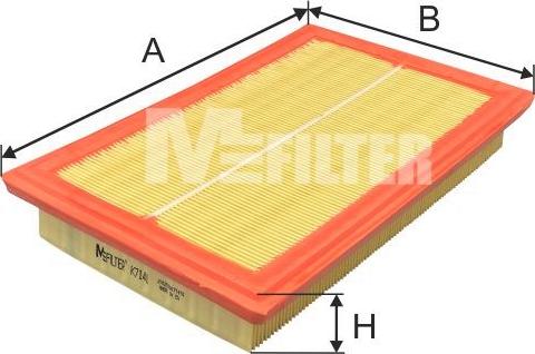 Mfilter K 7141 - Filter za zrak www.molydon.hr