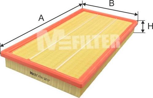 Mfilter K 7143 - Filter za zrak www.molydon.hr