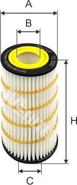 Mfilter TE 620 - Filter za ulje www.molydon.hr