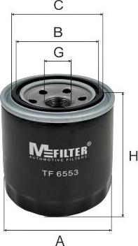 Mfilter TF 6553 - Filter za ulje www.molydon.hr
