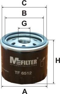 Mfilter TF 6512 - Filter za ulje www.molydon.hr