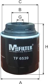 Mfilter TF 6539 - Filter za ulje www.molydon.hr