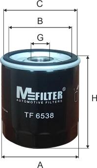 Mfilter TF 6538 - Filter za ulje www.molydon.hr