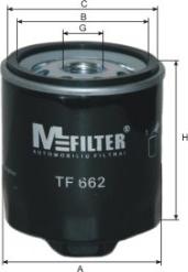 Mfilter TF 662 - Filter za ulje www.molydon.hr