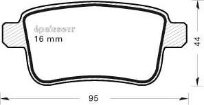 MGA 940 - Komplet Pločica, disk-kočnica www.molydon.hr