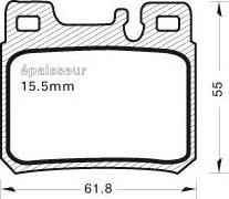 Akebono AN-7052K - Komplet Pločica, disk-kočnica www.molydon.hr