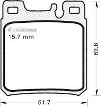 MGA 372 - Komplet Pločica, disk-kočnica www.molydon.hr