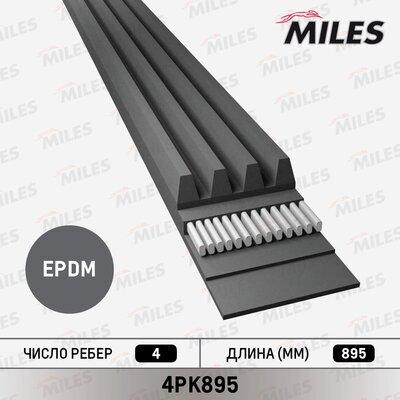Miles 4PK895 - Klinasti rebrasti remen  www.molydon.hr