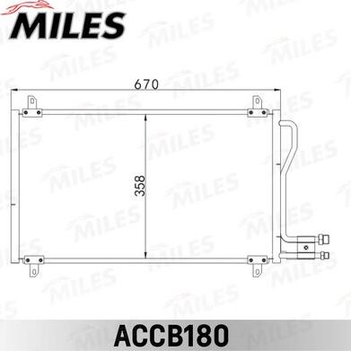 Miles ACCB180 - Kondenzator, klima-Uređaj www.molydon.hr