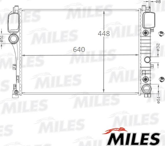 Miles ACRB092 - Hladnjak, hladjenje motora www.molydon.hr