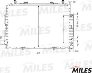 Miles ACRB345 - Hladnjak, hladjenje motora www.molydon.hr