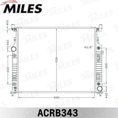 Miles ACRB343 - Hladnjak, hladjenje motora www.molydon.hr