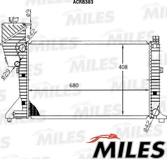 Miles ACRB383 - Hladnjak, hladjenje motora www.molydon.hr