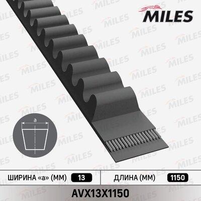 Miles AVX13X1150 - Klinasti remen www.molydon.hr