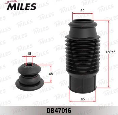 Miles DB47016 - Komplet za zaštitu od prasine, amortizer www.molydon.hr