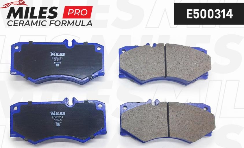 Miles E500314 - Komplet Pločica, disk-kočnica www.molydon.hr
