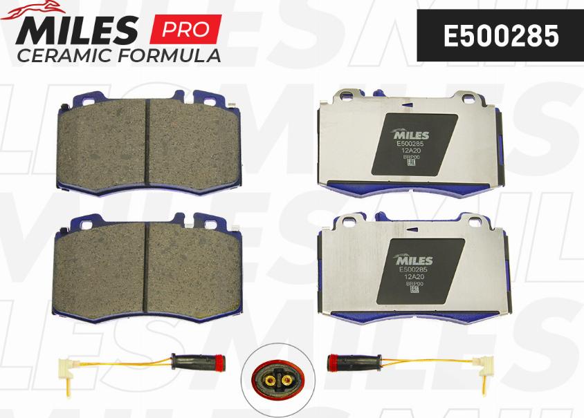 Miles E500285 - Komplet Pločica, disk-kočnica www.molydon.hr