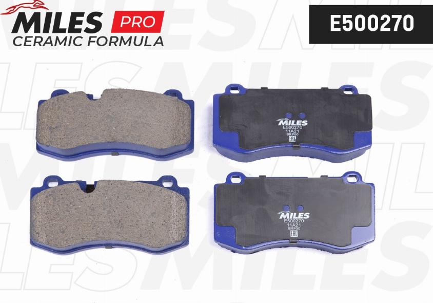 Miles E500270 - Komplet Pločica, disk-kočnica www.molydon.hr