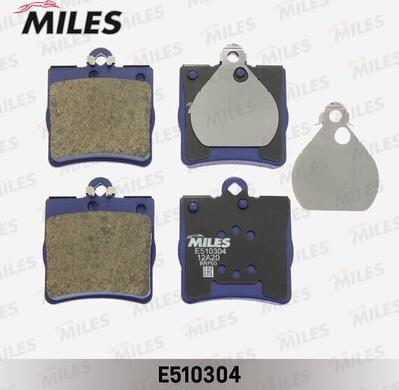Miles E510304 - Komplet Pločica, disk-kočnica www.molydon.hr