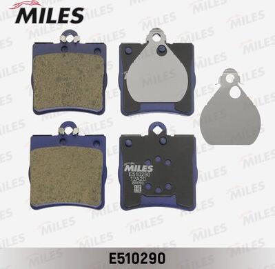 Miles E510290 - Komplet Pločica, disk-kočnica www.molydon.hr