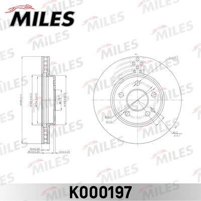 Miles K000197 - Kočioni disk www.molydon.hr