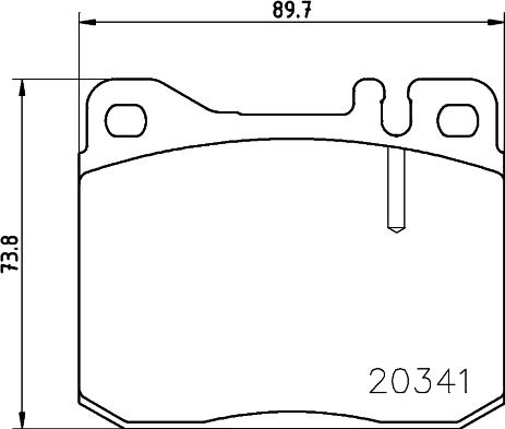 Mintex MDB1180 - Komplet Pločica, disk-kočnica www.molydon.hr