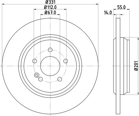 MDR MRD-2B02 - Kočioni disk www.molydon.hr
