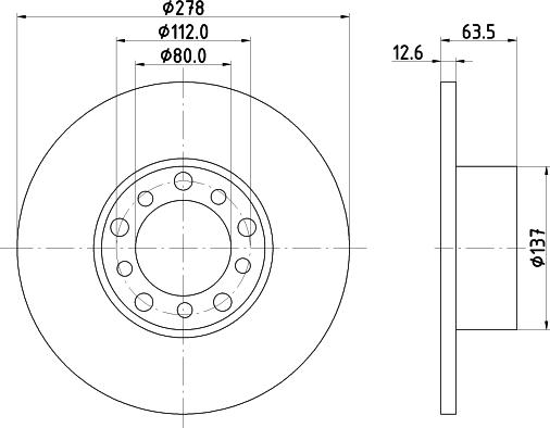 Mintex MDC160 - Kočioni disk www.molydon.hr
