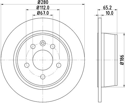 Mintex MDC1040 - Kočioni disk www.molydon.hr