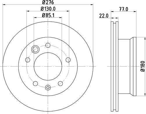 Mintex MDC1037 - Kočioni disk www.molydon.hr