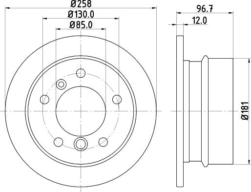 Mintex MDC1074 - Kočioni disk www.molydon.hr