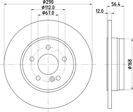 Mintex MDC1365 - Kočioni disk www.molydon.hr